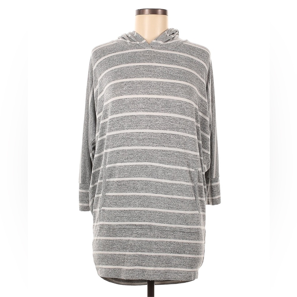 Hooded tunic sweater